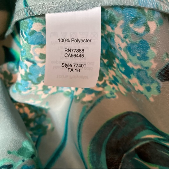 J Crew Women’s Size Small Floral Print Blouse - Picture 5 of 6